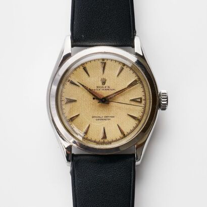 Stainless Steel, 34mm Rolex Oyster Perpetual ref 6084 Wristwatch, circa 1953