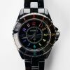 Black Ceramic, Chanel J12 Electro Quartz Wristwatch, circa 2021