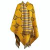 Gucci, 100% Wool, GG Freedom Monogram Reversible Wool Cape
