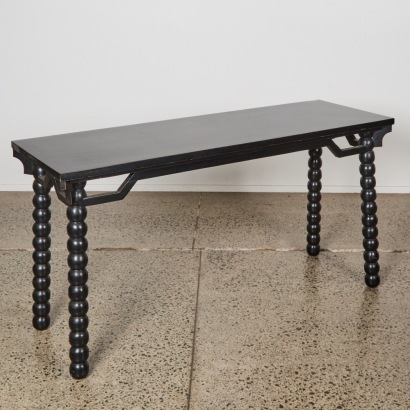 A Bobbin Leg Altar Console Table