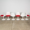 A Set of Six Eero Saarinen Tulip Style Dining Chairs - 2