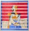 A Large Framed Silk Picasso Print
