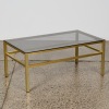 A Smoked Glass Coffee Table