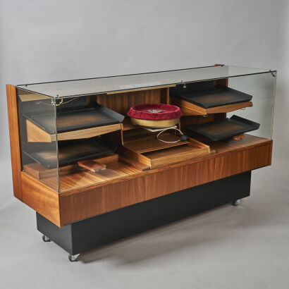 A 1970's Parker Pen Display Cabinet