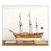 A Glass Cased Model of British Sailing Ship LM Bounty