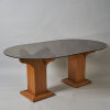 A Vivai del Sud Tropicalist Bamboo Rattan Dining Table by Mariani and Purini