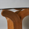 A Vivai del Sud Tropicalist Bamboo Rattan Dining Table by Mariani and Purini - 2