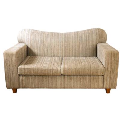 Contemporary Upholstered Two Seater Settee