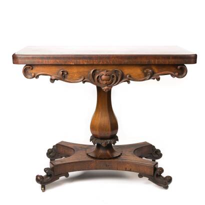 An Early-19th Century Rosewood Card Table, C. 1835