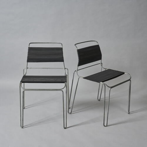 A Pair of Tom Dixon 'Rubber Band' Chairs&nbsp;