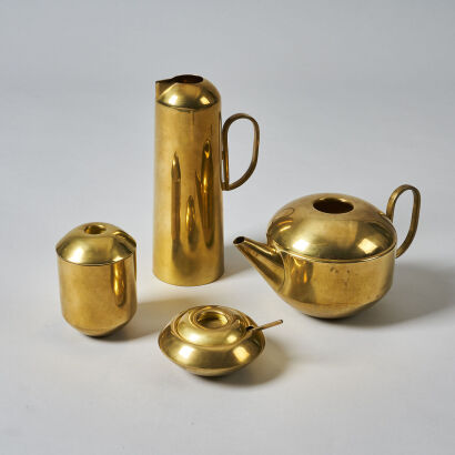 A Stunning Tom Dixon Brass Teaset