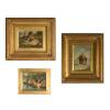 Three Victorian Hand Coloured Prints