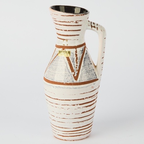 Fat Lava Scheurich Europe Line Art Pottery vase