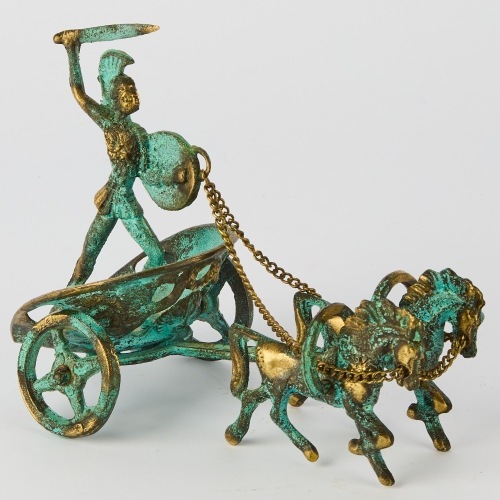 Etruscan Bronze Ridwan Sculpture