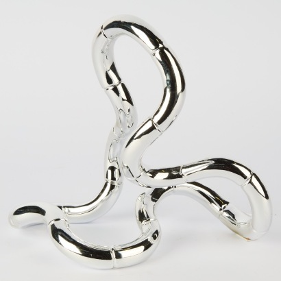 Richard X. Zawitz Tangle Silver Infinity Knot Sculpture