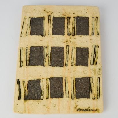 Helen Couchman NZ Abstract Pottery Wall Sculpture