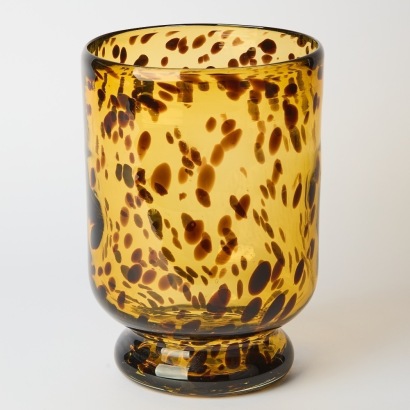 A Murano Style Panthera Art Glass Vase