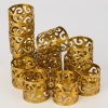 A Set of Twelve Brass Napkin Rings