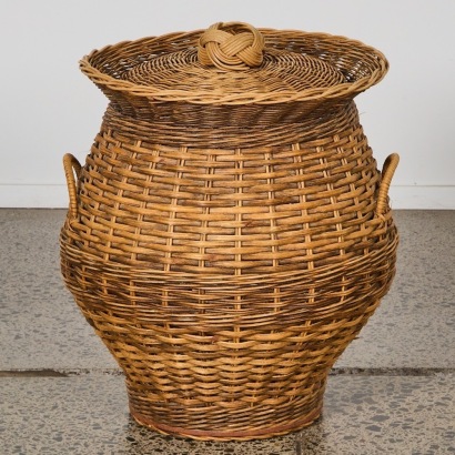 A Vintage Wicker Hamper