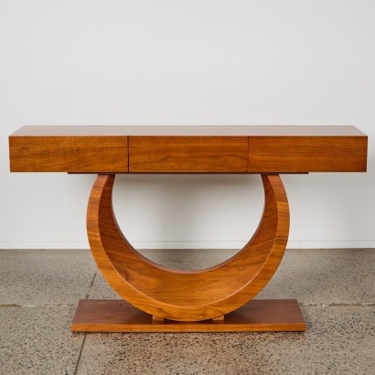 A Crescent Hall Table