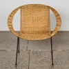 A Sixties Cane and Metal Chair - 2