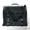 Louis Vuitton, Green Nylon / Black Leather Taiga Garment Carrier