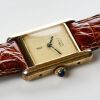 Vermeil, Cartier, Must de Cartier Tank Hand-wound Wristwatch, circa 1979 - 2