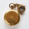 18ct Yellow Gold, Swiss Made Pocket Watch, retailed by W.McFerran Manchester with 18ct Rose Gold Carnelian / Mother-of -Pearl Compass Swivel Fob Set - 2