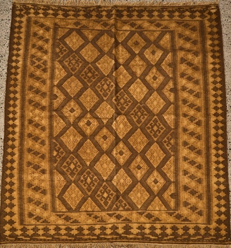 A Hand Knotted Wool Kilim