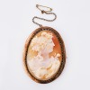 9ct Yelllow Gold, Victorian Style, Shell Cameo Brooch
