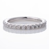 18ct White Gold, 0.34ct Diamond Comet Band