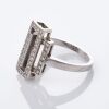 Sutcliffe, Art Dec Inspired, 18ct White Gold, 0.43ct Diamond Dress Ring - 2