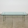 A Glass and Verdigris Coffee Table - 2