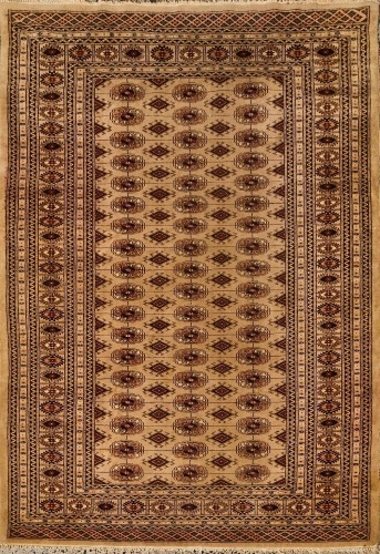 A Hand Knotted Bokhara Rug