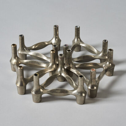 A Set of Five BMF Nagel Candleholders