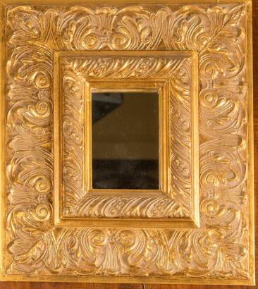 A Contemporary Gilt Framed Mirror