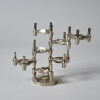 A Set of Seven BMF Nagel Candleholders and Base - 2