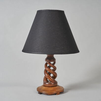 An Arts and Crafts Corkscrew Lamp&nbsp;