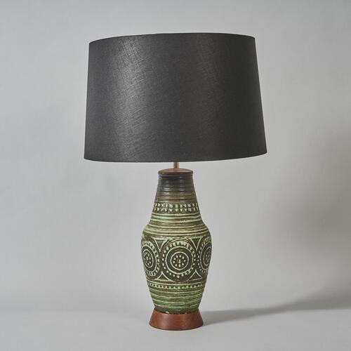A Midcentury Ceramic Lamp&nbsp;