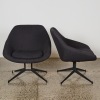 A Pair Of Minimal Accent Lounge Chairs - 2