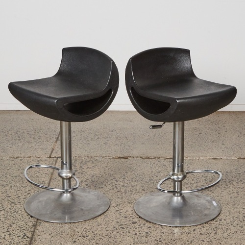 A Pair Of Ciao Barstools Designed By Eric Bjornsdn