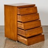 A Mid Century Solid Wood Five Drawer Storage Unit - 2