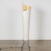 A Retro Capis Shell Floor Standing Lamp
