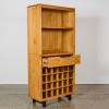 A Kitchen Storage Unit Made From Solid Oak - 2