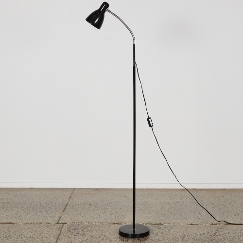 A Minimal Gooseneck Floor Lamp