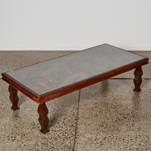 A Chinese Carved Coffee Table