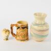 A Group of Three Asian Porcelain Vases and Cups