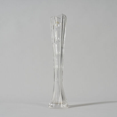 An Echt Bleikristall Cut Crystal Vase