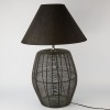 A Marseille Woven Lamp with Shade