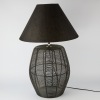 A Marseille Woven Lamp with Shade